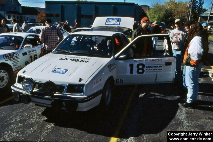 The Henry Krolikowski / Cindy Krolikowski Dodge Shadow on display at parc expose.