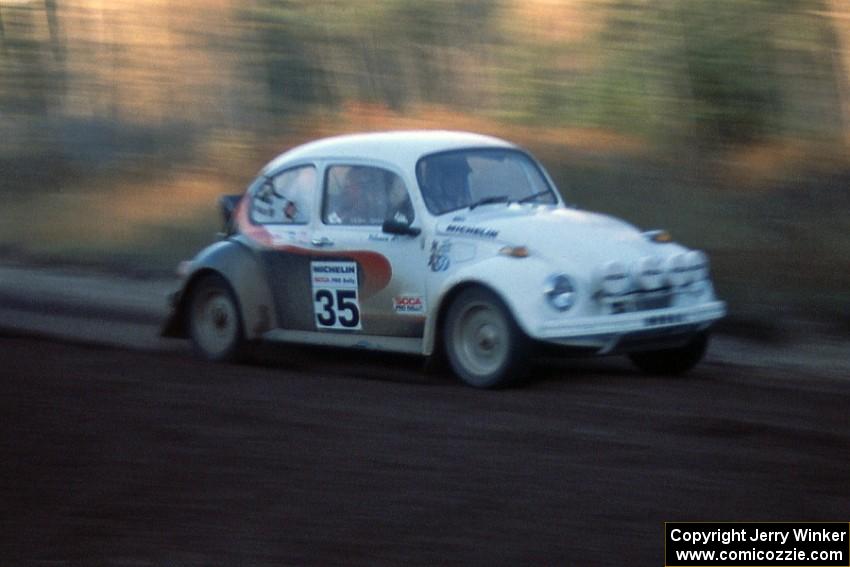 Reny Villemure / Mike Villemure were crowd favorites in their VW Beetle on Menge Creek 2.