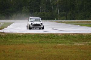 Greg Wold in the ex-Don Roderick Austin Mini-Cooper