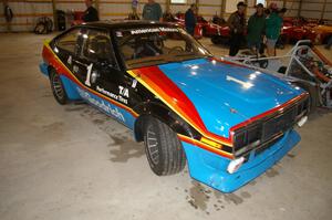 The historic IMSA BFG Amos Johnson / Dennis Shaw / James Brolin AMC AMX was inside one of the barns