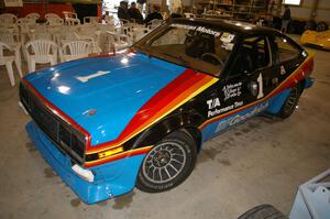 The historic IMSA BFG Amos Johnson / Dennis Shaw / James Brolin AMC AMX was inside one of the barns