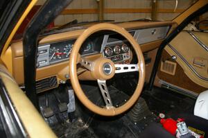 Very stock interior of the IMSA BFG Amos Johnson / Dennis Shaw / James Brolin AMC AMX