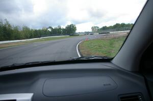 Exit of turn 8, the carousel