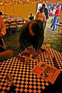 Bobby Unser signs autographs