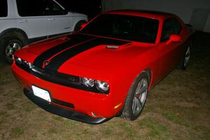 A brand new Dodge Challenger made the trip up to the track for the day.