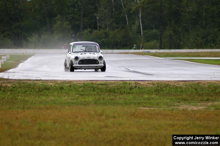 Greg Wold in the ex-Don Roderick Austin Mini-Cooper