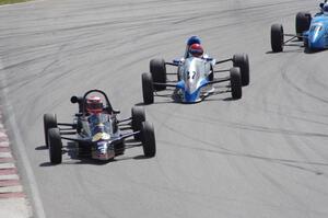 Formula Fords: Jeff Bartz's Reynard 88F, Tony Foster's Swift DB-1 and Dan Murphy's Van Diemen RF00K