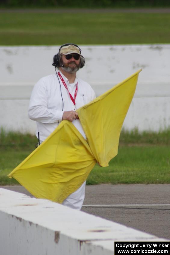 Jim Gillen stationed at turn 13