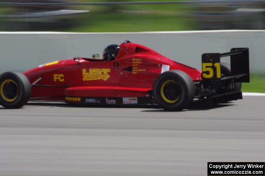 Andrew List's Van Diemen RF97 Formula Continental