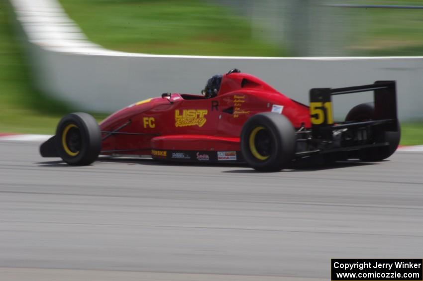 Andrew List's Van Diemen RF97 Formula Continental