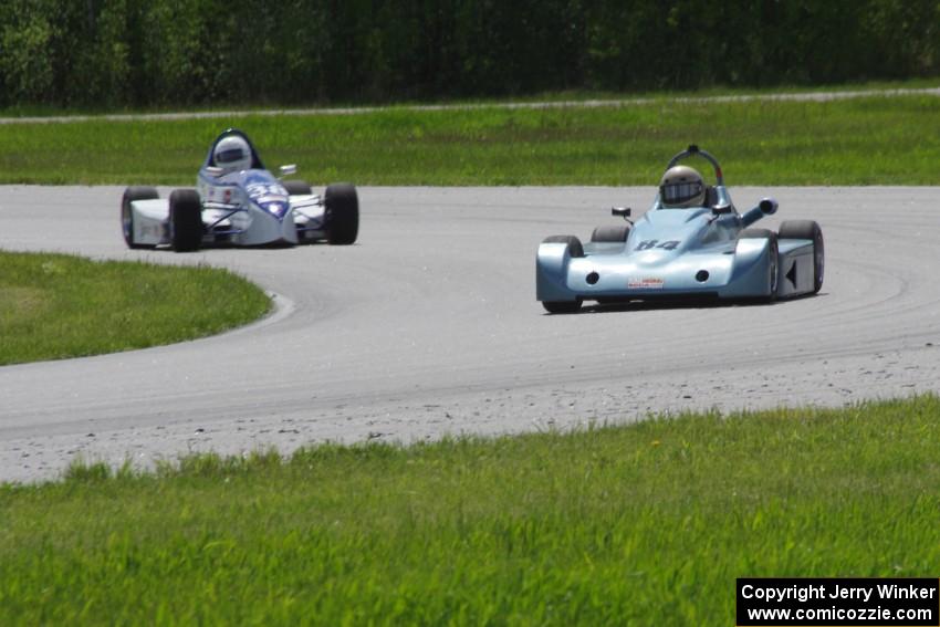 Formula 500s: Jeff Jorgenson's NovaKar JJ-10 and Steve Jondal's Red Devil JS08