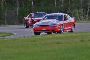 Tom Fuehrer's SPO Ford Mustang and Tom Koetter's American Sedan Pontiac Trans-Am