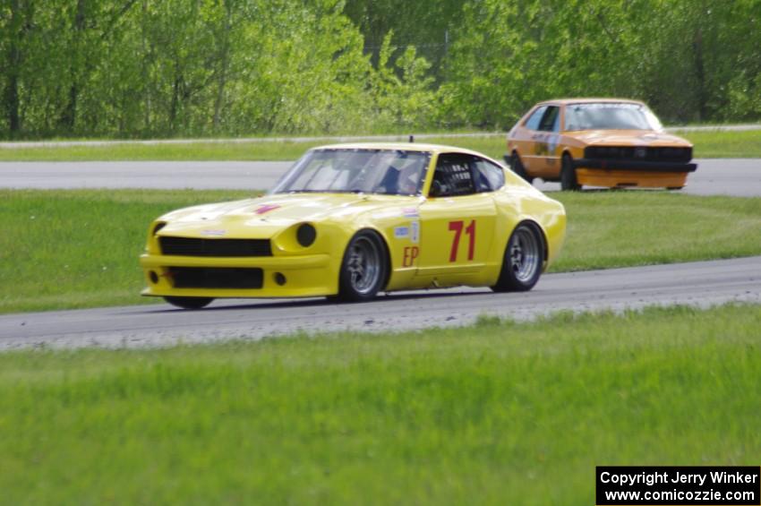 Tim Homes' E Production Datsun 240Z and Tom Daly's ITC/H Production VW Scirocco