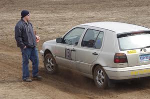 Michelle Martin ran SF in Aaron Jongbloedt's VW GTI