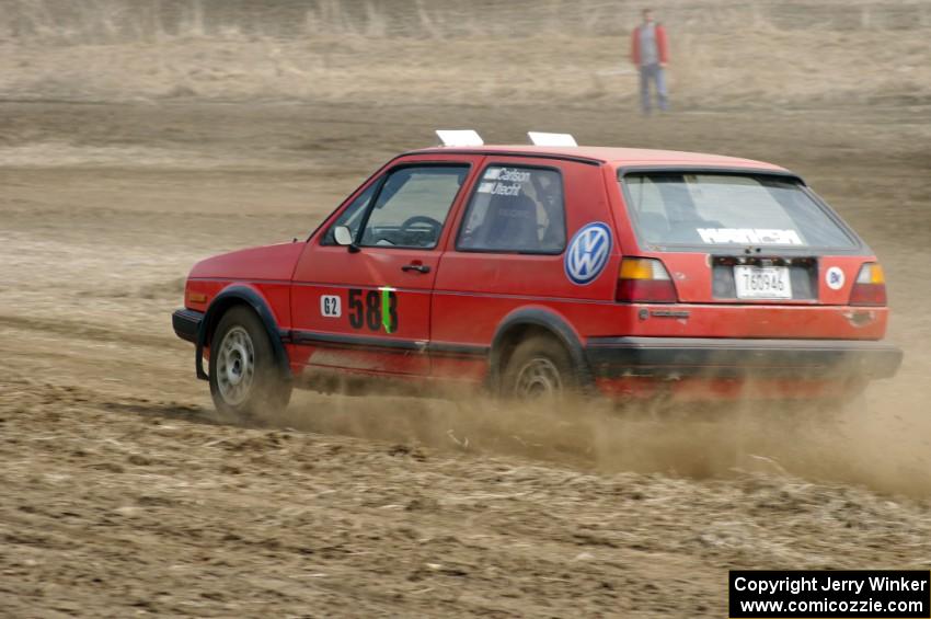 Will Cammack in Brent Carlson's M2 VW GTI