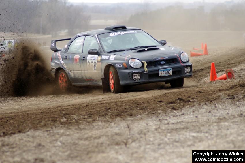 Dave Goodman in Anthony Israelson's M4 Subaru WRX