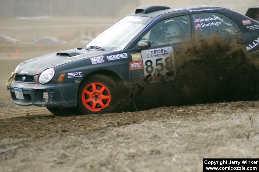 Dave Goodman in Anthony Israelson's M4 Subaru WRX