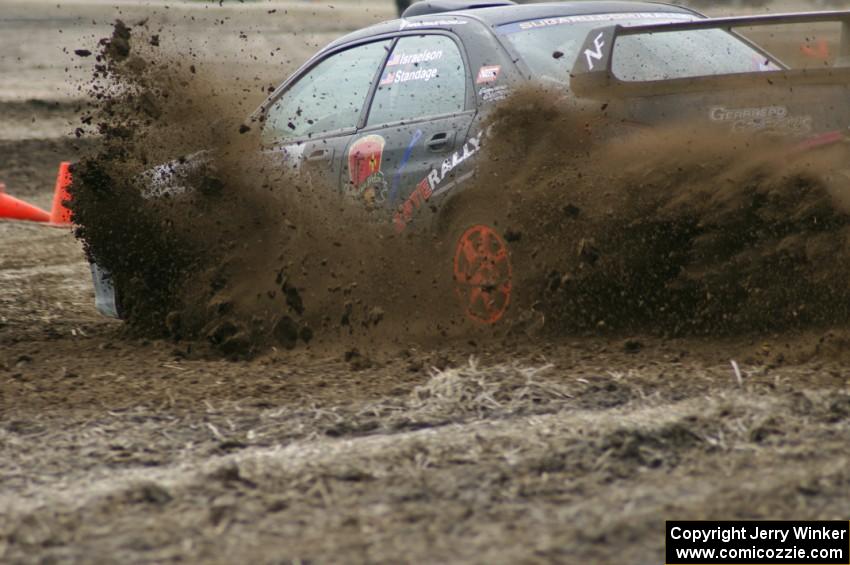 Dave Goodman in Anthony Israelson's M4 Subaru WRX