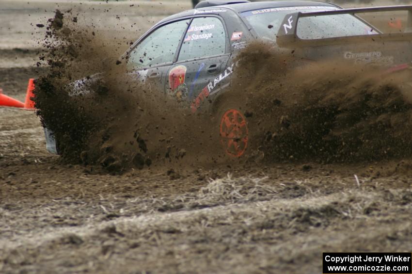 Dave Goodman in Anthony Israelson's M4 Subaru WRX