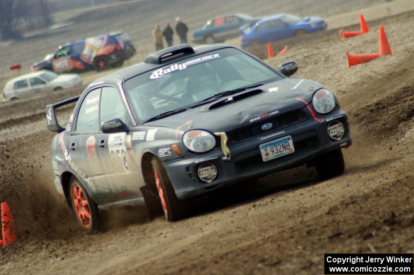 Dave Goodman in Anthony Israelson's M4 Subaru WRX