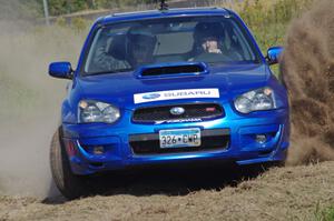 Tim Anderson's M4 Subaru WRX STi (Dave Goodman is the passenger.)