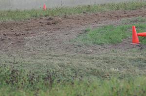 The corners were starting to get torn up nicely for grip during the second batch of runs.