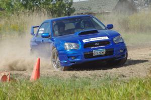 Dave Goodman in Tim Anderson's M4 Subaru WRX STi