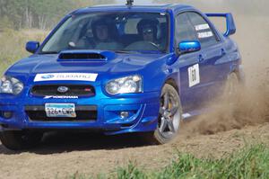 Dave Goodman in Tim Anderson's M4 Subaru WRX STi