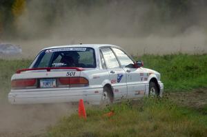 Brad Aaberg in Todd Jarvey's M4 Mitsubishi Galant VR-4