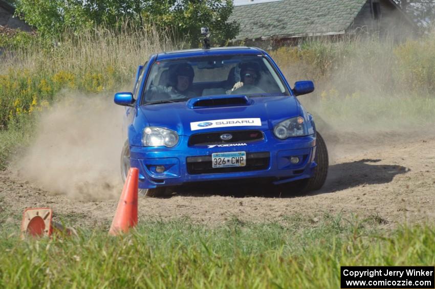 Dave Goodman in Tim Anderson's M4 Subaru WRX STi