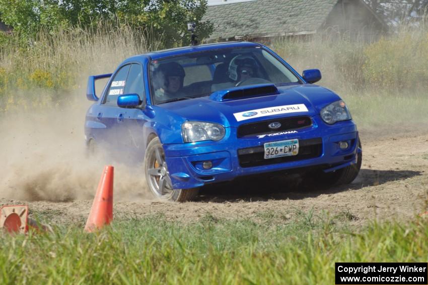 Dave Goodman in Tim Anderson's M4 Subaru WRX STi