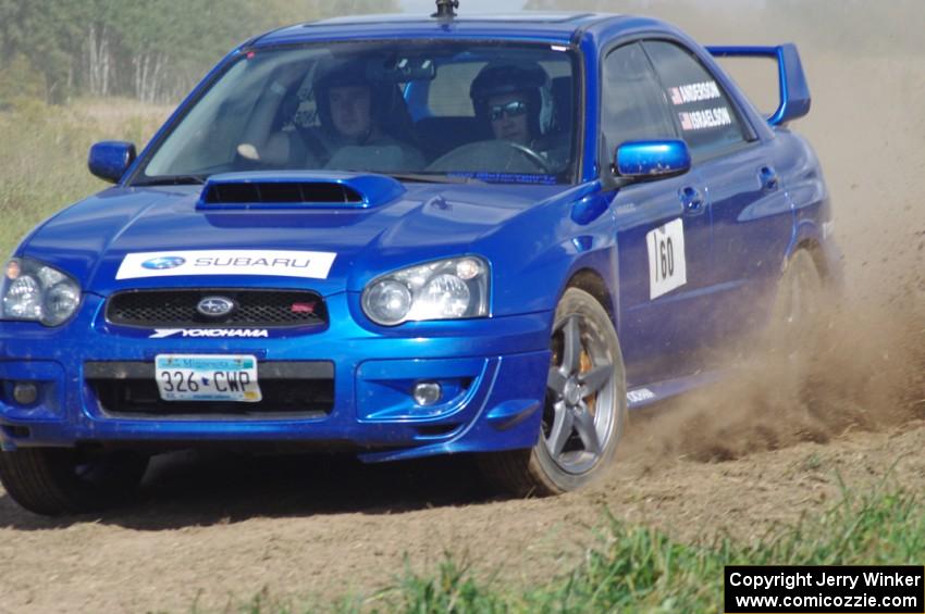 Dave Goodman in Tim Anderson's M4 Subaru WRX STi