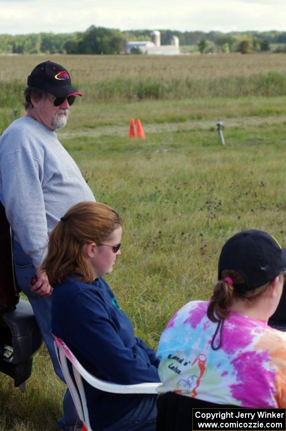 Timing and cone-spotting crew: Kerry Freund, Carrie Carlson and Mary Utecht