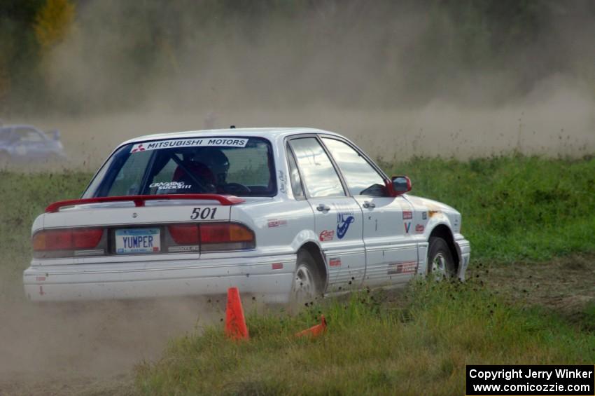 Brad Aaberg in Todd Jarvey's M4 Mitsubishi Galant VR-4