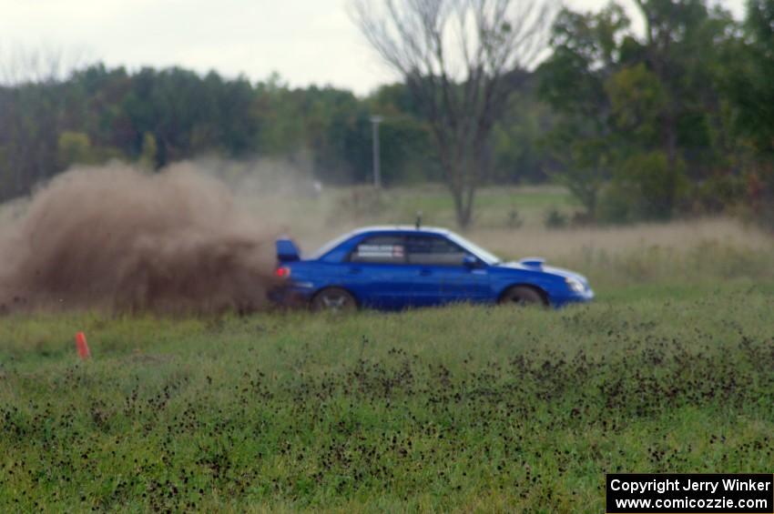 Dave Goodman in Tim Anderson's M4 Subaru WRX STi