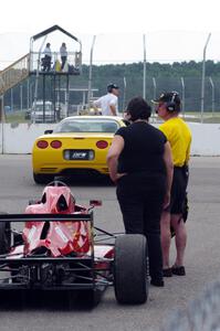 Andrew List's Van Diemen RF97 Formula Continental on the false grid