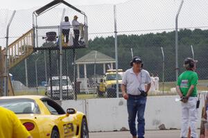 Bruce Parsons and Cal Steffen in the false grid area