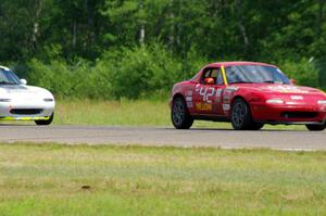 Greg Youngdahl's and Dan Corgard's Spec Miata Mazda Miatas