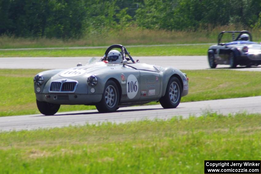 Mark Brandow's MGA and Phil Schaefer's Austin-Healey Sprite