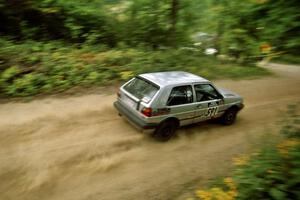 Dave Cizmas / Brady Sturm VW GTI on Halverson Lake, SS1.