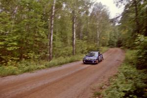 Kazimierz Pudelek / Marek Cichocki Subaru Impreza on Halverson Lake, SS1.