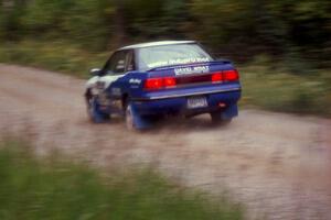 Mike Wray / Ryan Grittman Subaru Legacy Turbo on Halverson Lake, SS1.