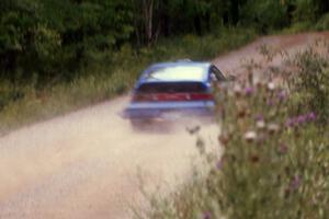 Spencer Prusi / Chuck Kinnunen Honda CRX on Halverson Lake, SS1.