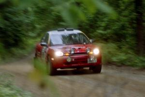 Scott Parrott / Breon Nagy Dodge Neon on Halverson Lake, SS1.