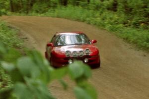 Erick Nelson / Barry Ptak Ford Probe GT on Halverson Lake, SS1.