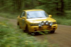 Erik Payeur / Adam Payeur Mitsubishi Galant VR-4 on Halverson Lake, SS1.