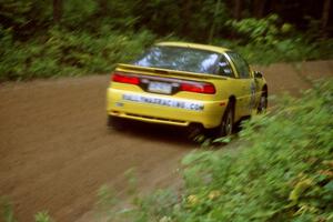 Roland McIvor / Brendan Bohan Eagle Talon on Halverson Lake, SS1.