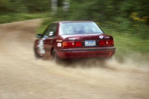 Ben Hanka / John Nordlie Mazda Protege on Halverson Lake, SS1.