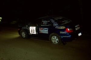 Mark Utecht / Jeff Secor Subaru WRX on SS4, Blue Trail.