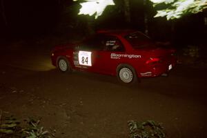 J.B. Niday / Dave Kean Subaru Impreza on SS4, Blue Trail.